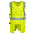 Men's Yellow High-Visibility Reflective Safety Vest